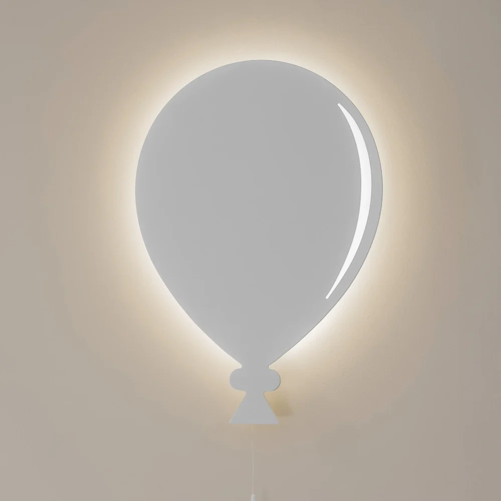 Švelnaus apšvietimo šviestuvas vaikų kambariui BALIONAS