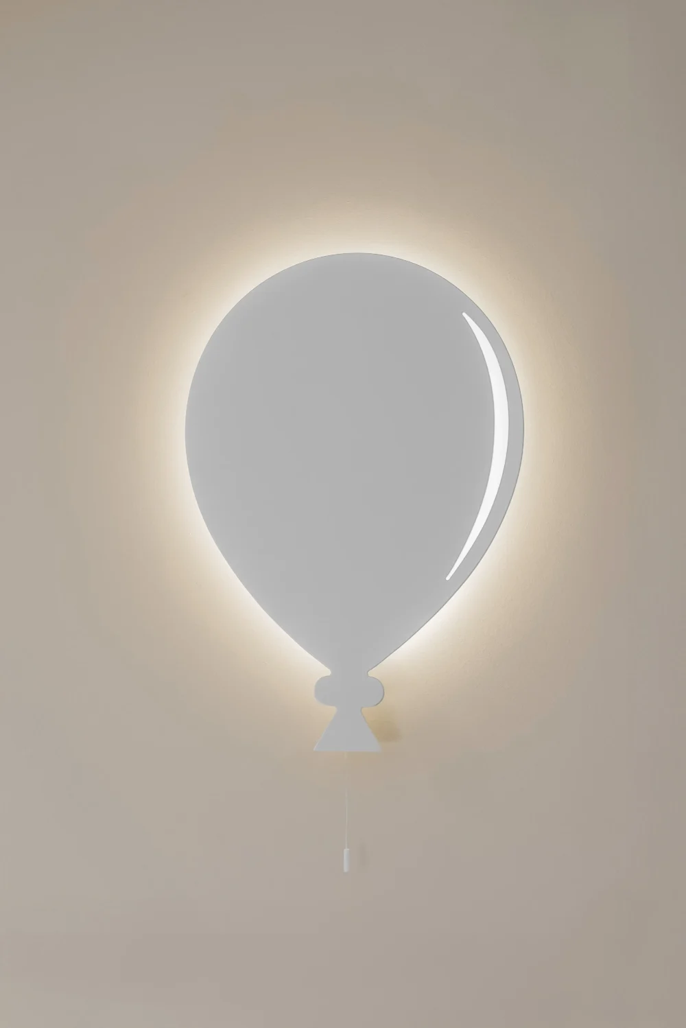 Švelnaus apšvietimo šviestuvas vaikų kambariui BALIONAS