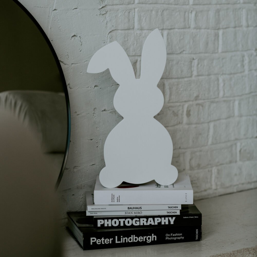 Sieninis šviestuvas vaikų kambariui KIŠKIS - žaismingas LED šviestuvas su ausytėmis.